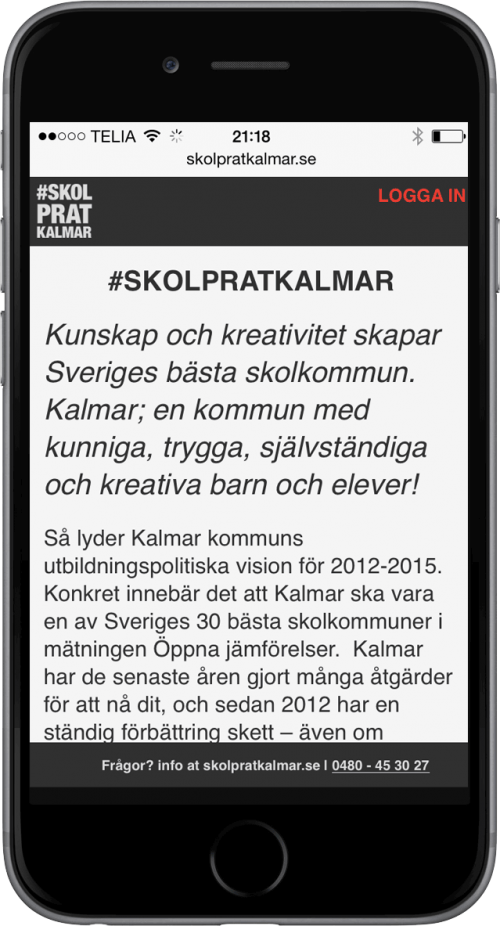 skolpratkalmar.se på smartphone