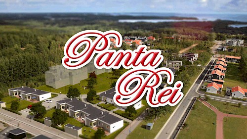 Intro med Panta rei-loggan